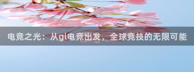 完美电竞官网首页：电竞之光：从gl电竞出发，全球竞技的无限可能
